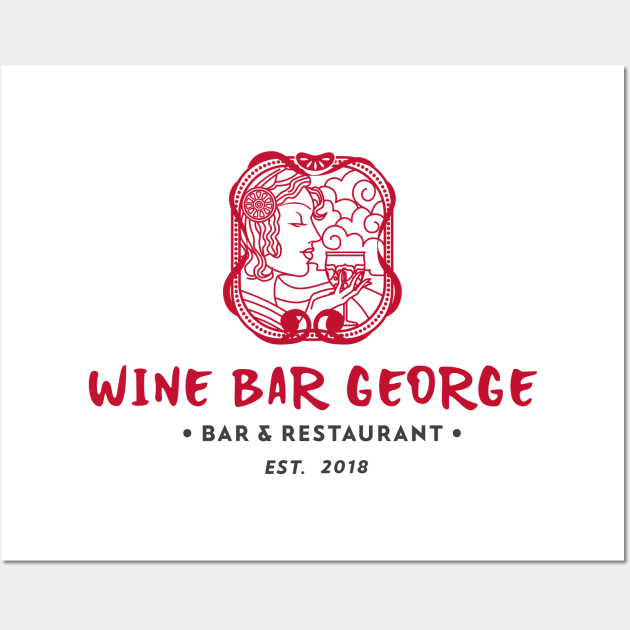 Wine Bar George Bar and Restaurant Springs Orlando Florida Wall Art by Joaddo